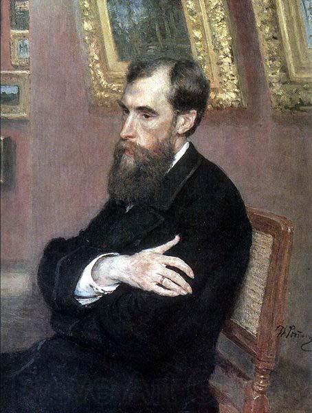 Ilya Repin Pavel Mikhailovich Tretyakov Spain oil painting art